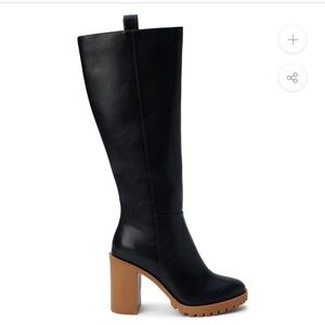 NWT vegan leather Andersen knee high boots